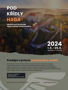 Prodejní výstava současného umění POD KŘÍDLY HAGA na Hradě a zámku Dolní Kounice